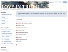 Tablet Screenshot of loveintruth.com